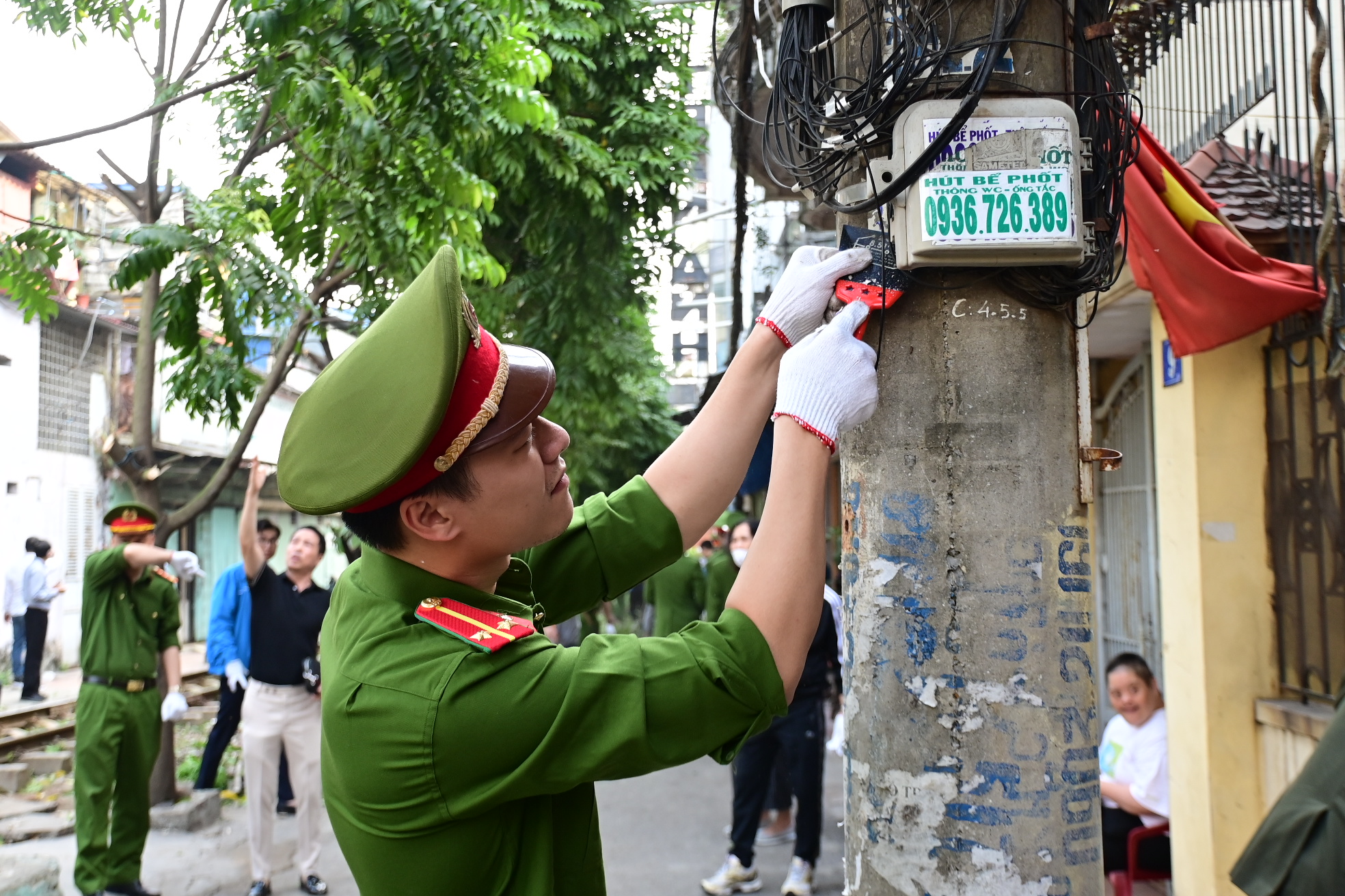Đoàn thanh niên CATP tình nguyện vì cộng đồng